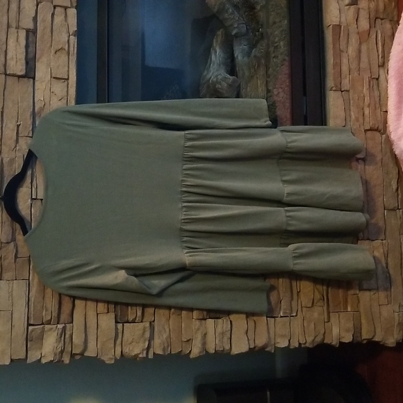 Army Green Wild Fable Dress - Picture 4 of 5